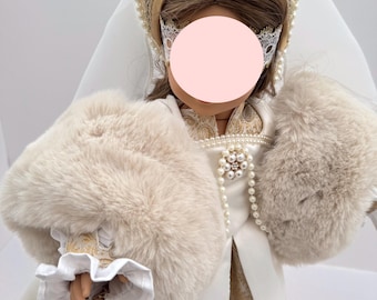 18 inch doll ‘Lady Jane’ OOAK Tudor outfit