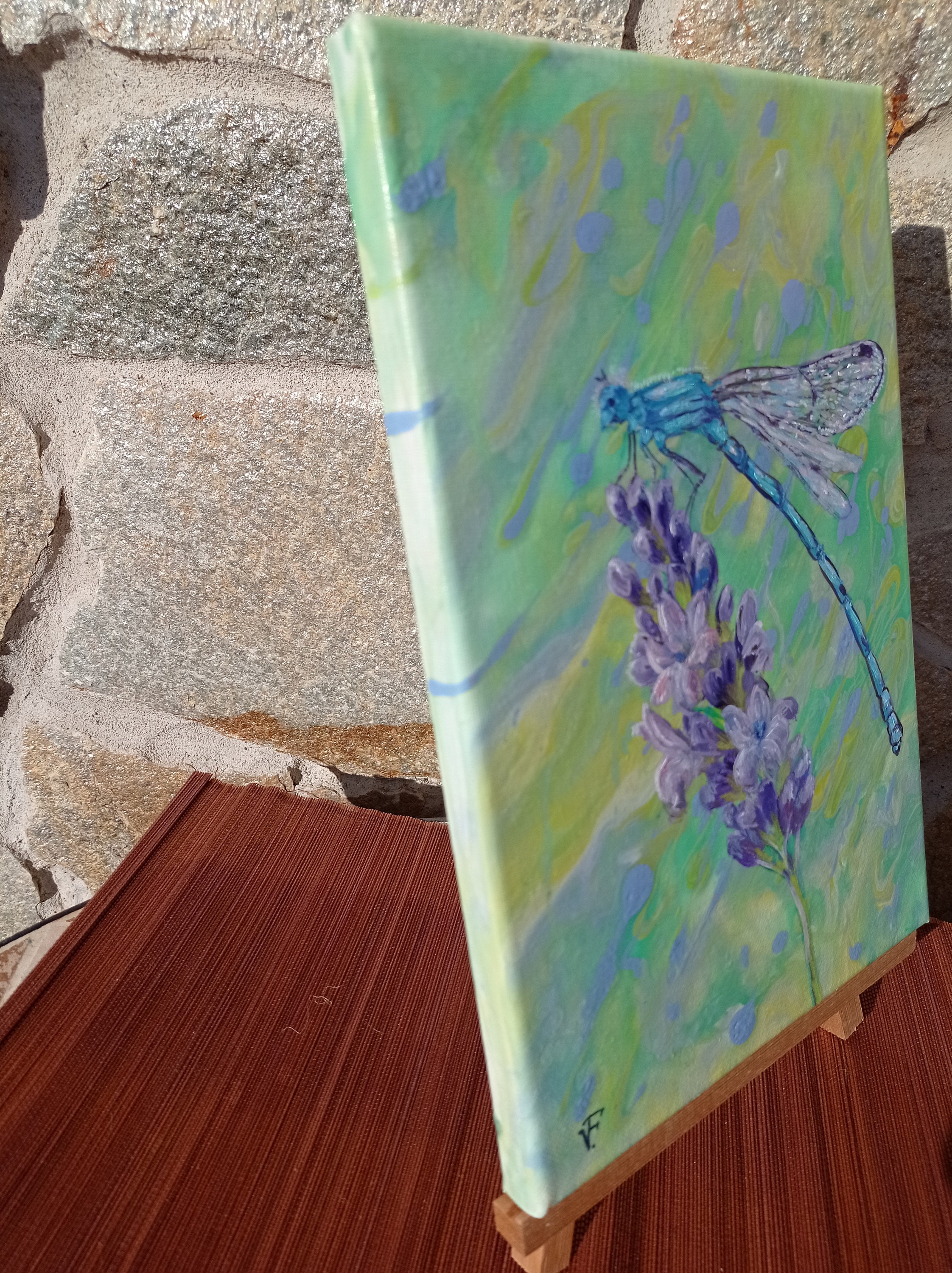 Dragonfly Original Painting Insects Animals Painting Oil on - Etsy