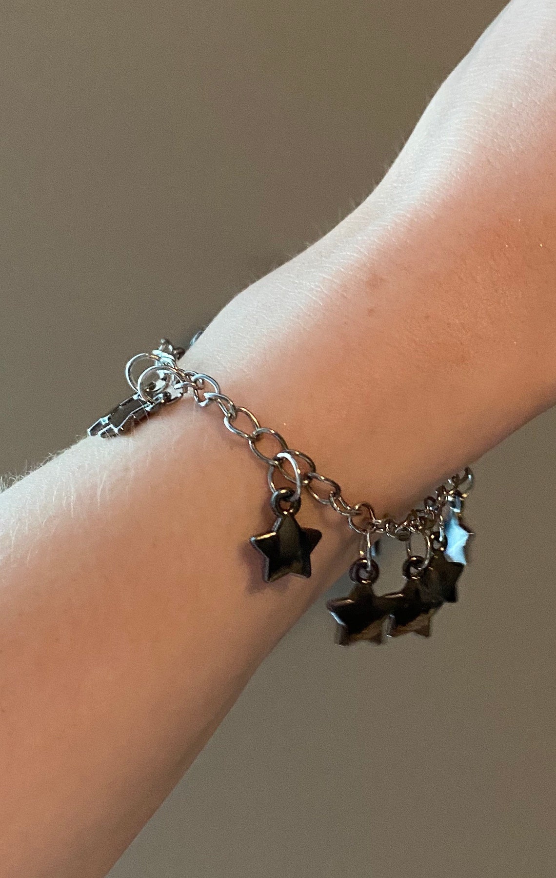 Star Charm Bracelet Etsy