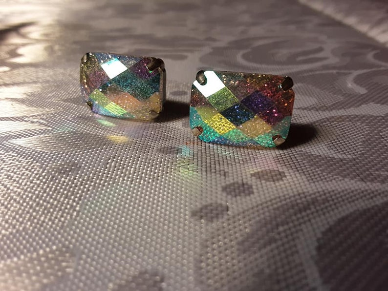 Shiny sparkly earrings