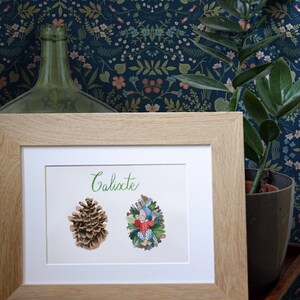 AANPASBARE ILLUSTRATIE Winter geboorte geboortegeschenk