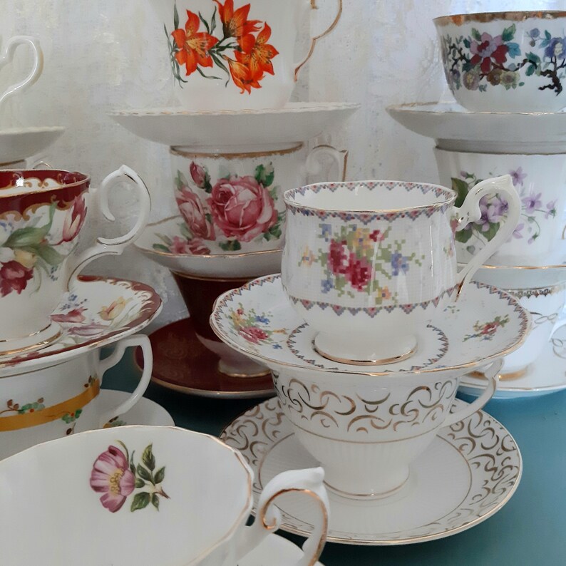 Vintage Afternoon Tea Sets Cup & Saucer Matching or Mix and Etsy