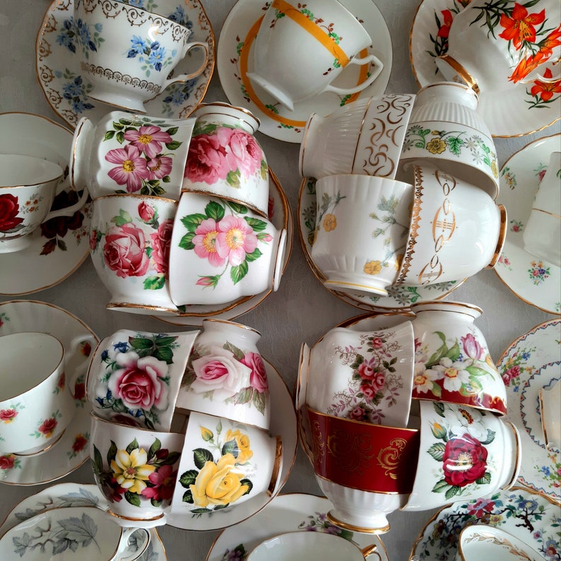Vintage Afternoon Tea Sets Cup & Saucer Matching or Mix and Etsy