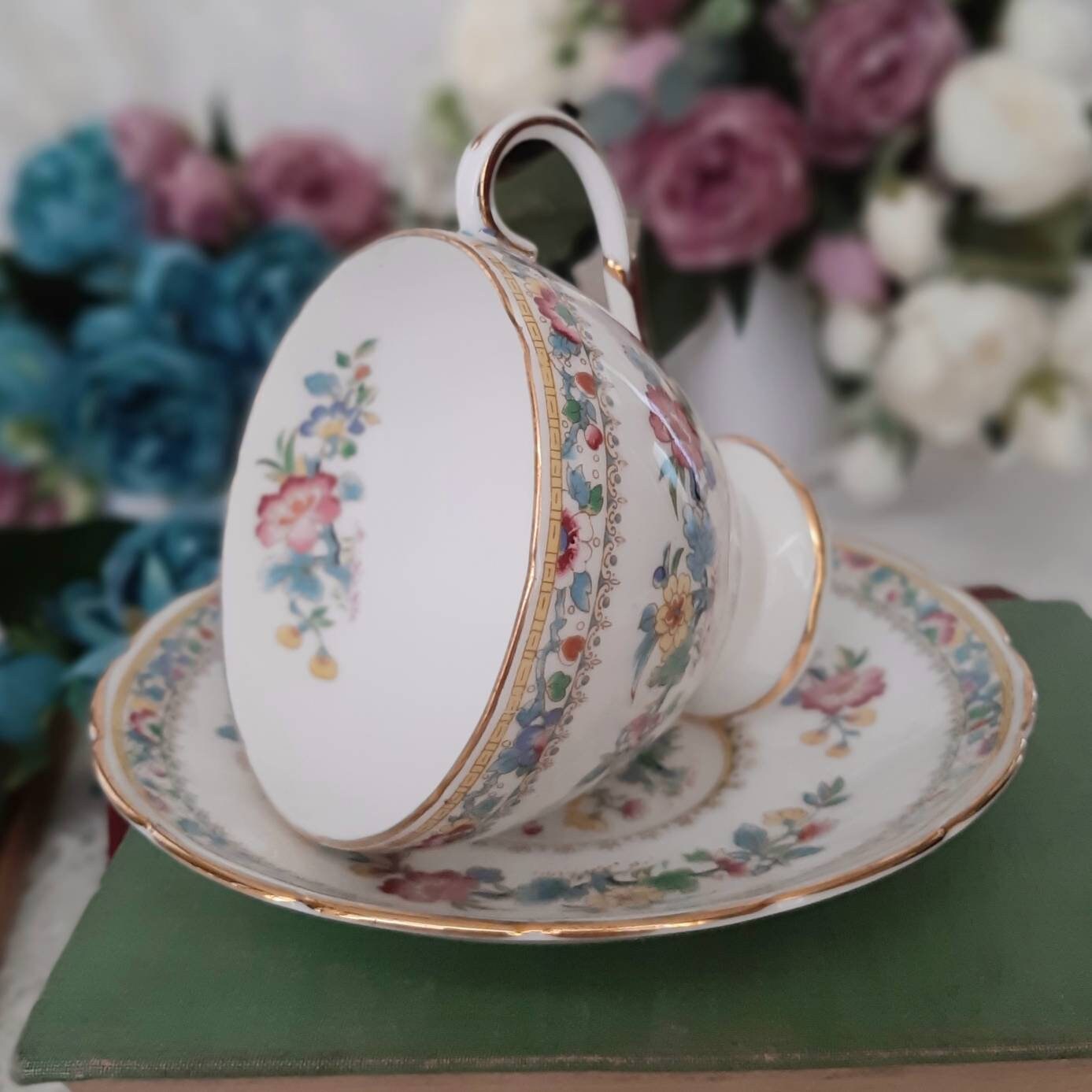 EB Foley Ming Rose Cup and Saucer, Vintage Afternoon Tea