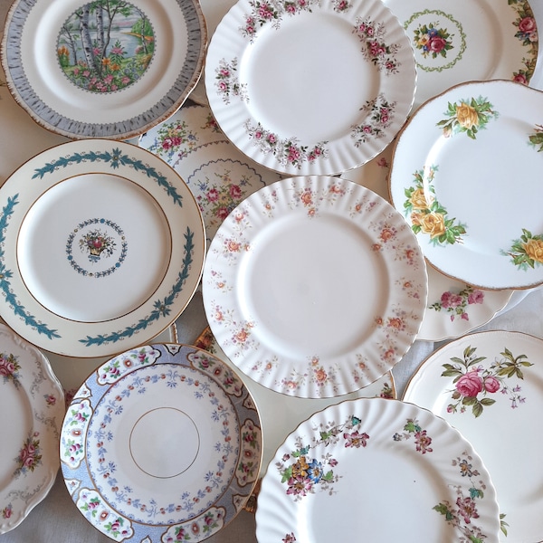 Mismatched Tableware Mismatched Dinner Plates - Etsy