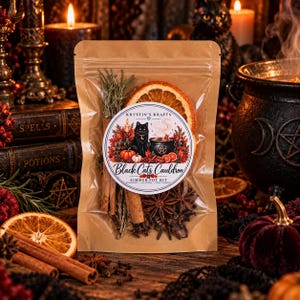 Simmer Pot Kit: Black Cat's Cauldron