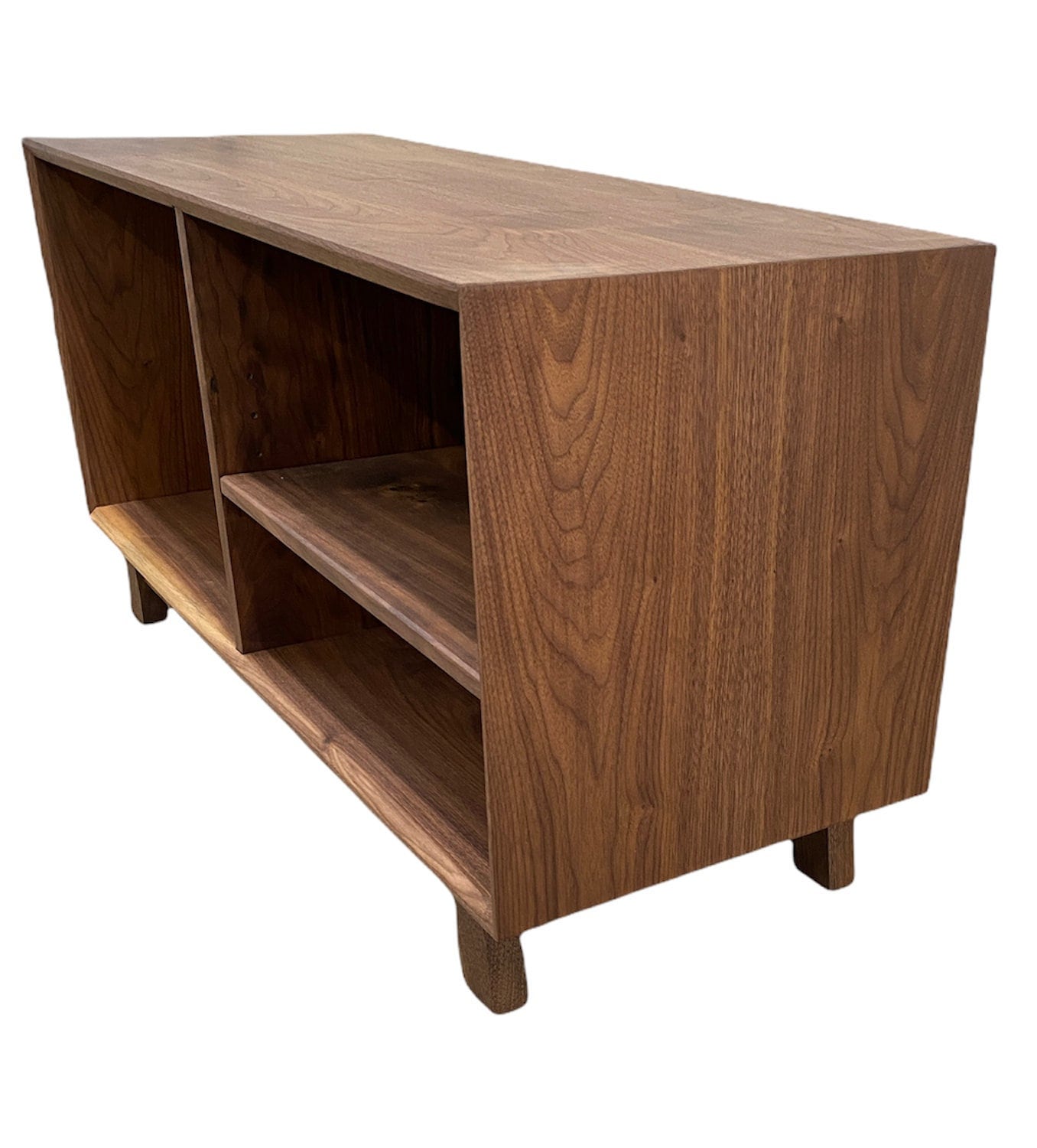 Small TV Stand, Media Stand in Solid Oak With Soft Closing Doors