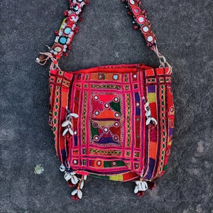 Women's Rajasthani Jaipuri Bohemian Art Tote Bag (Multicolour, Large) for  Girls