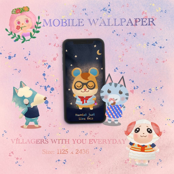 Animal Crossing Mobile Wallpaper Hamlet Just Like This Etsy