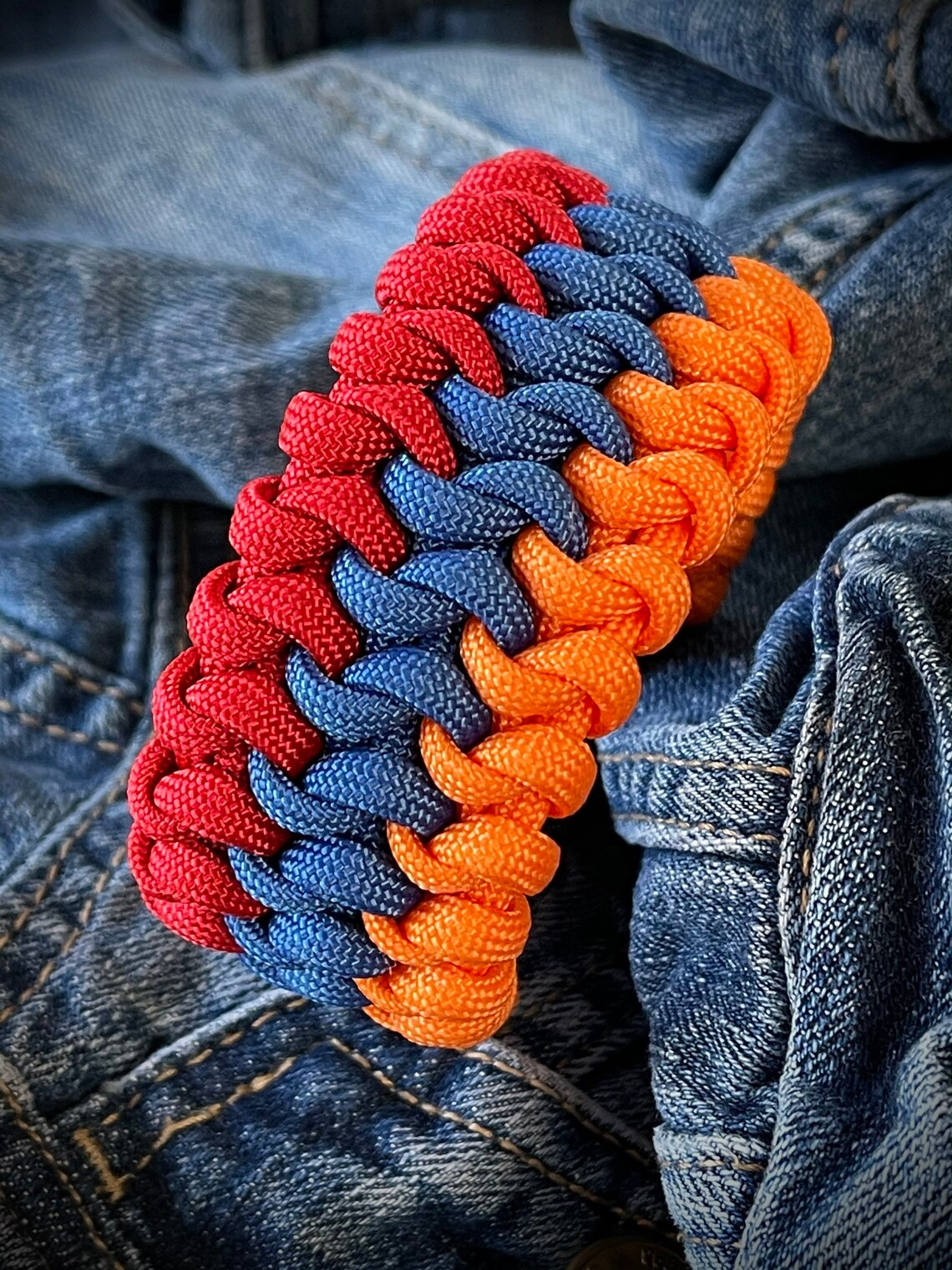 Mated Snake Knot Paracord Bracelet Etsy
