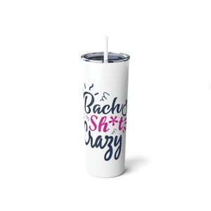Bach sh*t crazy  Tumbler with Straw, 20oz