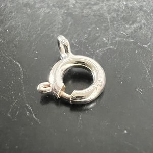 Veerringen / sluitingen van 925 zilver, verschillende maten afbeelding 2