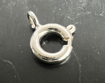 Spring rings / clasps made of 925 silver, various sizes