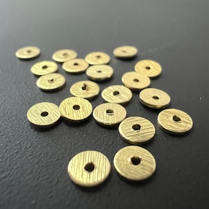 Discs made of 925 silver, gold-plated - F27