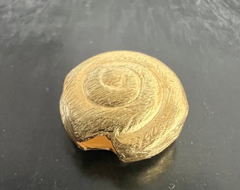 Snail in gilded 925 silver, brushed, different sizes