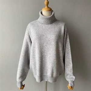 Knitted Wool Sweater and Wide Leg Pants Comfortable and Stylish Lounge Wear Two-Piece Set image 1