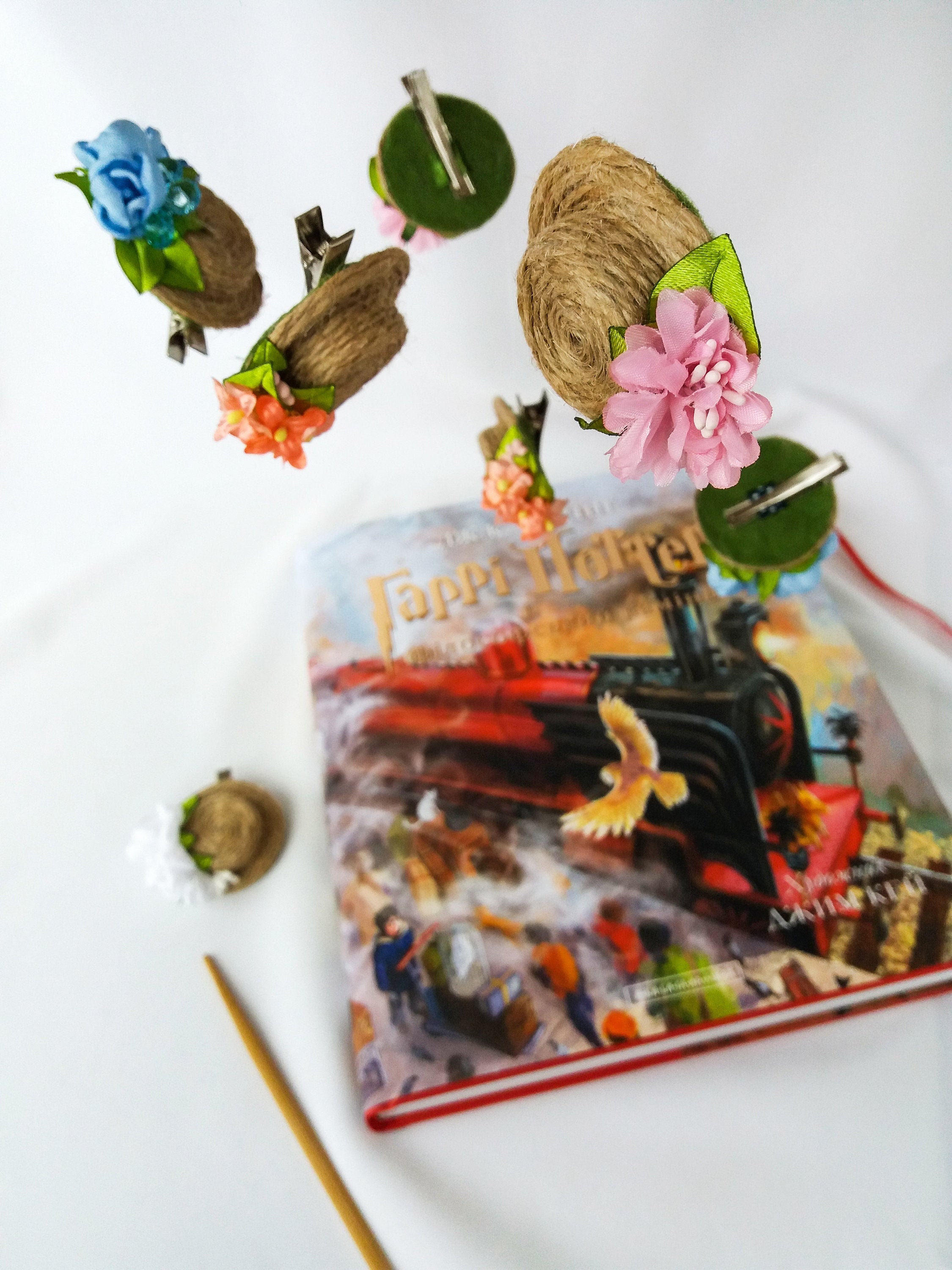 Mini Hat Hair Clip Tiny Hat on Clips Tiny Top Hat Unique Etsy