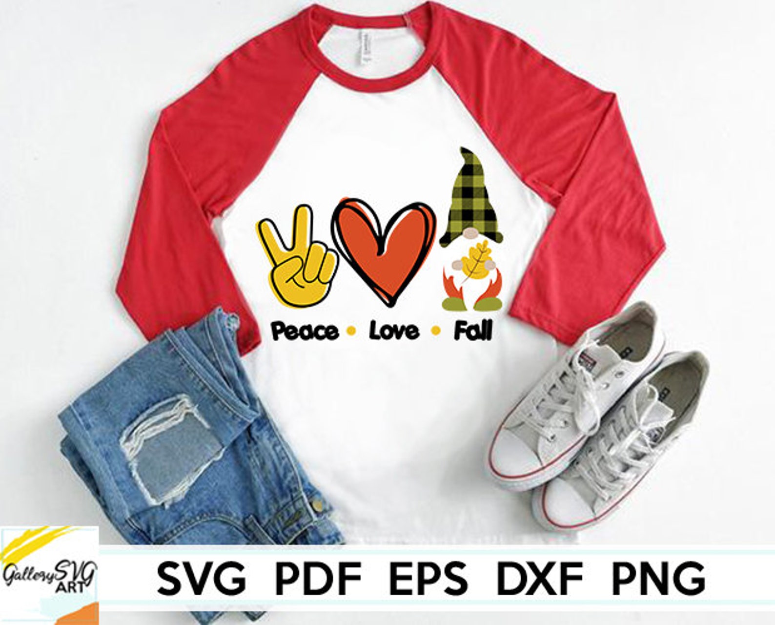 Download Peace Love Fall svg Thanksgiving Svg Fall Shirt SVG Holiday | Etsy