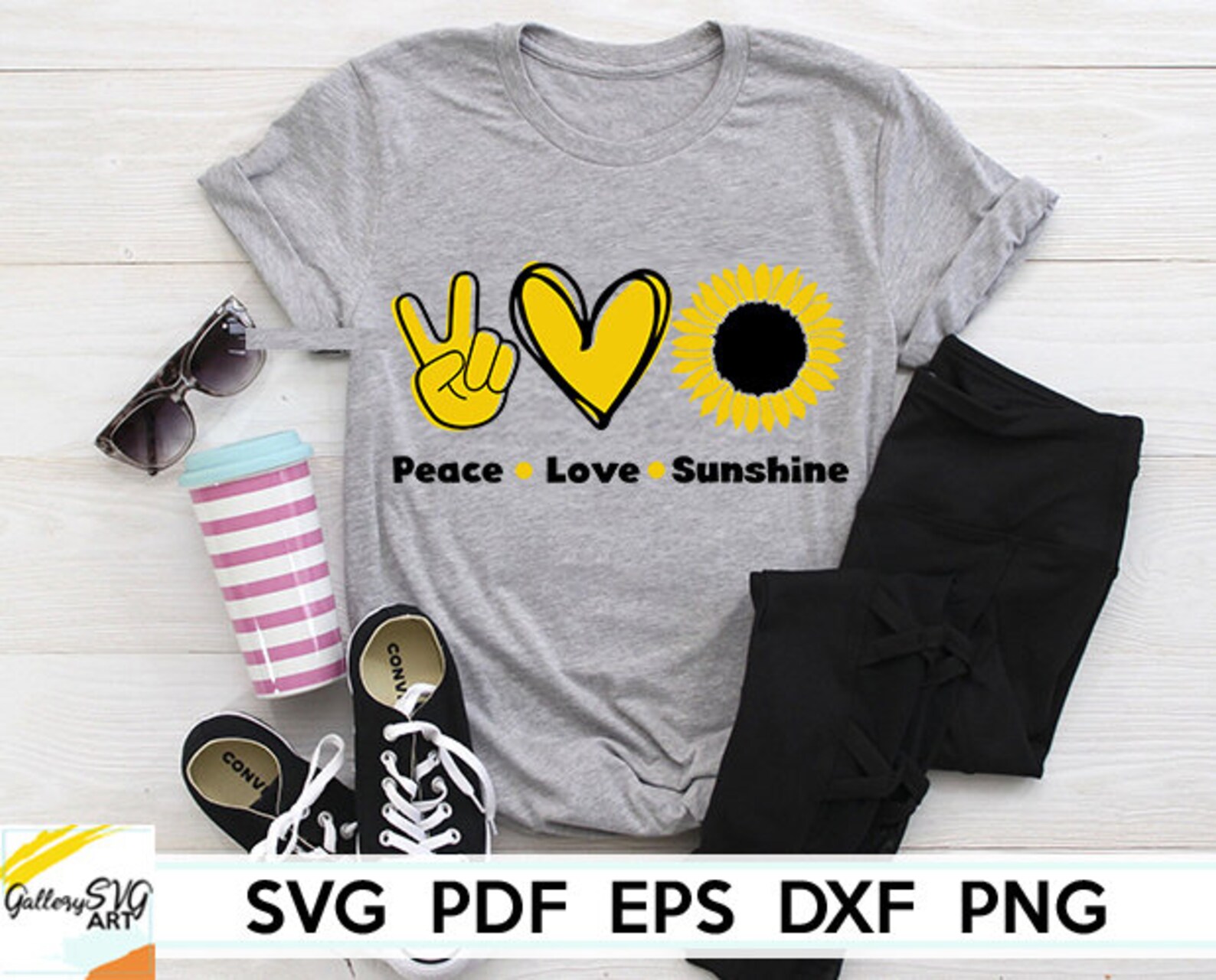 Free Free 215 Peace Love Sunflower Svg SVG PNG EPS DXF File