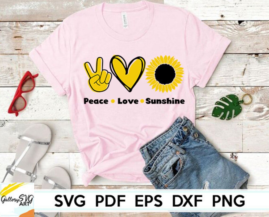 Free Free 215 Peace Love Sunflower Svg SVG PNG EPS DXF File