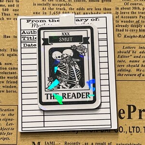 Book trope magnetic bookmark-Smut