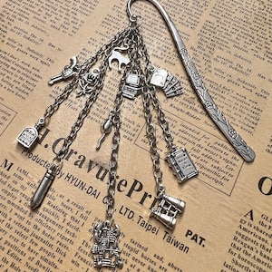 Haunting/Hunting Adeline inspired metal bookmark