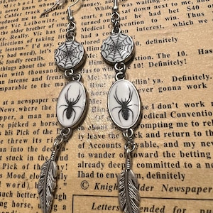 Wednesday Addams inspired earrings
