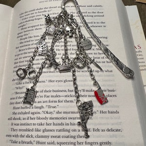 Dark romance themed bookmark