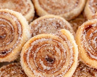Cinnamon Sugar Pie Crust Pinwheel Cookies 2 dozen