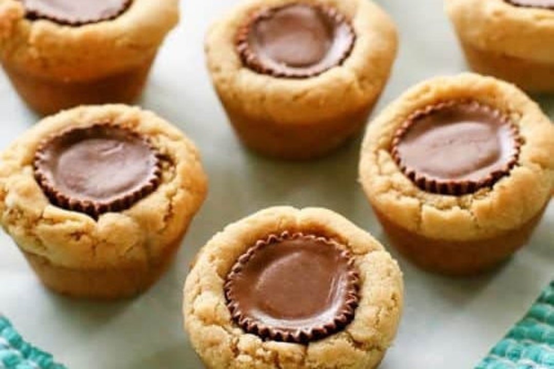 24 homemade reeses peanut butter cup cookies bakery goods sweet treats