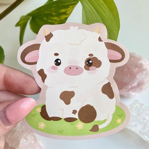 Cute Cow Sticker | Cow Sticker | Journal Sticker | Cute Sticker | Cow Gifts | Cow Illustration | Cow Art