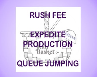 Tarifa urgente, procesamiento acelerado, tarifa urgente por salto de cola, vía rápida, producción exprés
