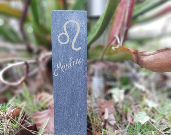 Slate plant markers set of 2 Personalised