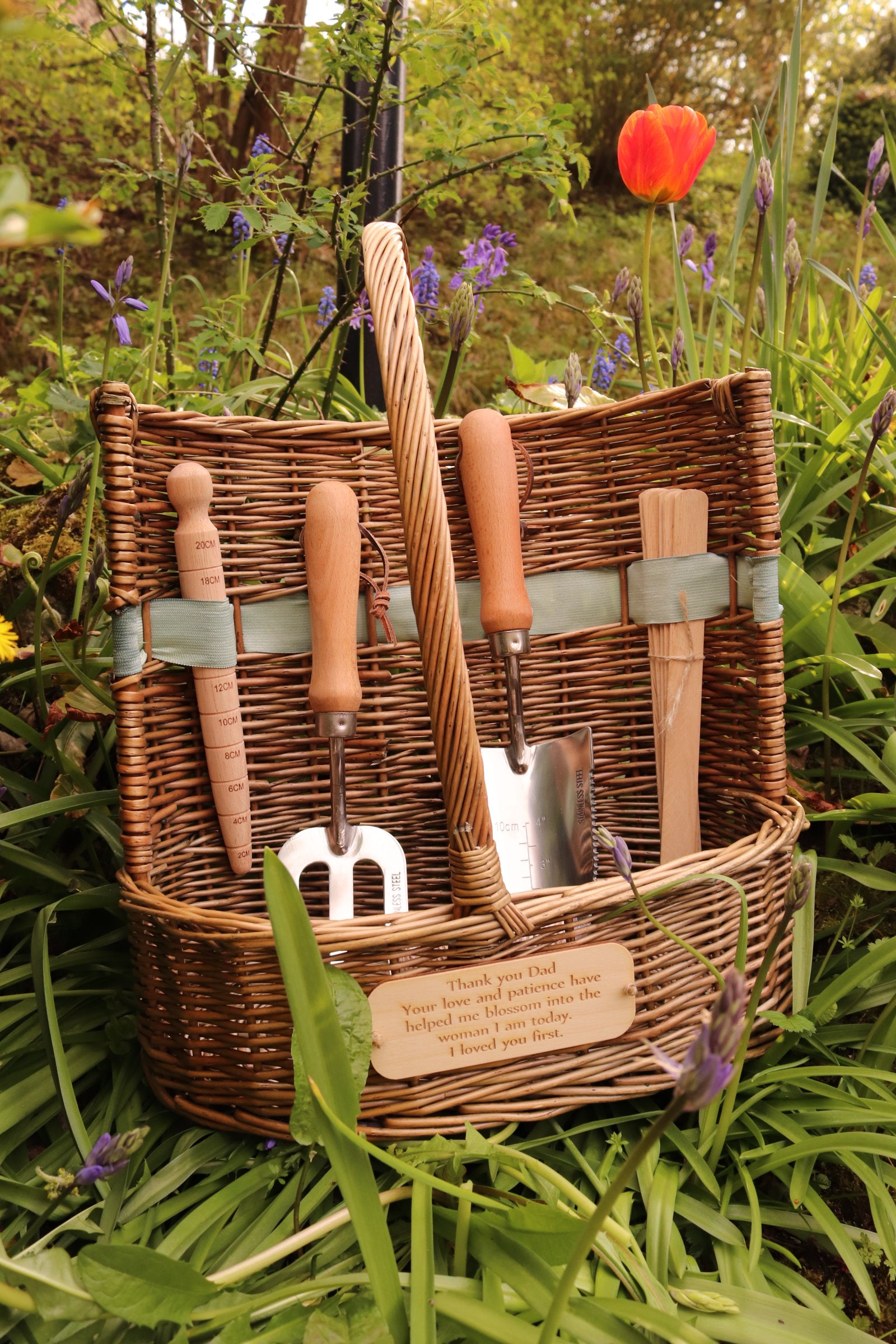 Extra Large Garden Gift Set Personalised 11 Piece Garden Trug Etsy