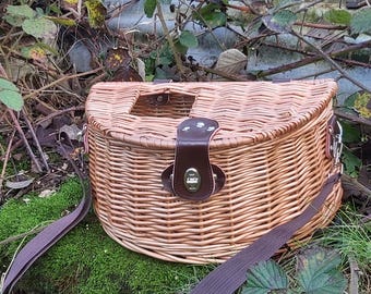 Naturalna, personalizowana torba wędkarska Willow Fly Fishing