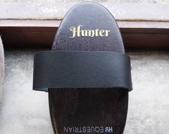 Personalised Horse Tack, Engraved Horse Body Grooming Brush, Gift Horse Lover, Personalised Wood Horse Brush, Custom Engraved Horse Brush