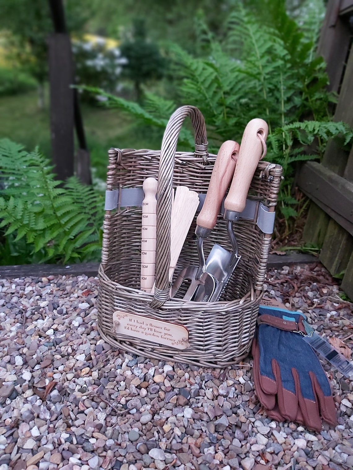 Classic British Garden Gift Set Personalised Garden Trug With | Etsy UK