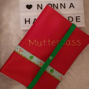 Moeder paspoorthoes, mooie tas voor het paspoort van de moeder, koffer, beschermhoes