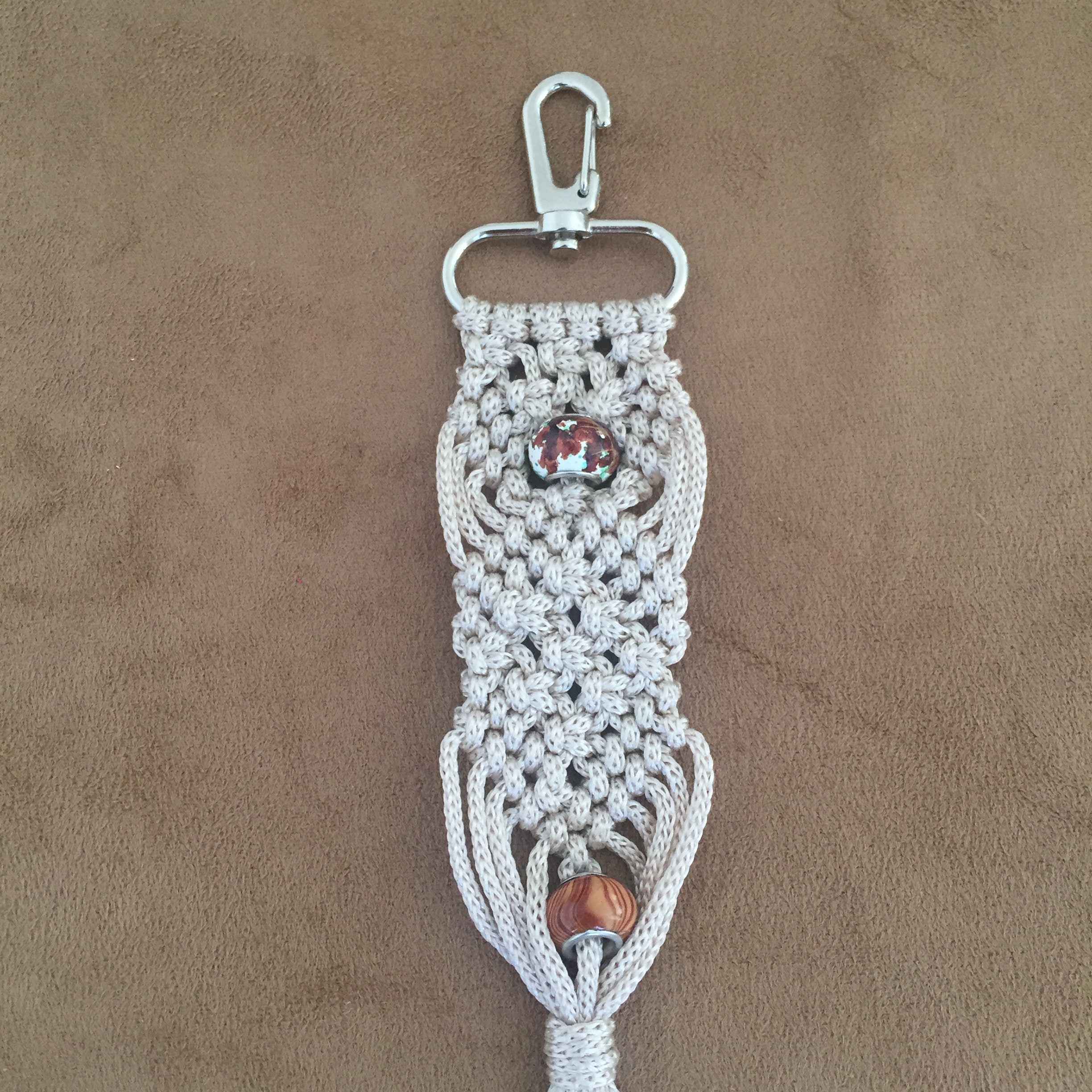 Macrame Keychain Woven Keychain Braided Keychain Car Etsy