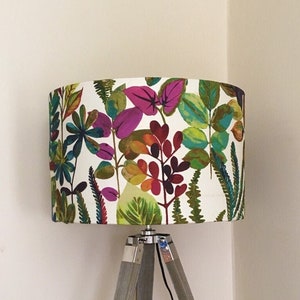 TONGA SPICE LAMPSHADE, Handmade Lampshade, Designer Lampshade, Drum Lampshade, Cylinder Lampshade