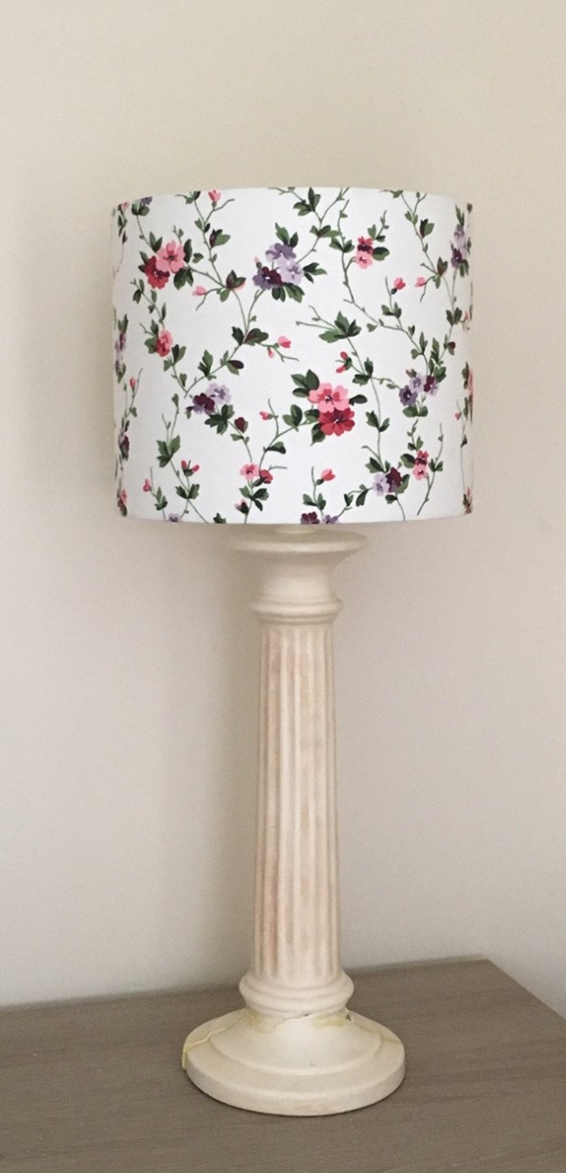 LAURA ASHLEY VINTAGE Lampshade Priory Design Handmade Etsy