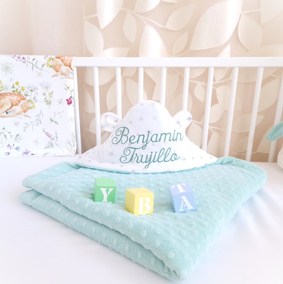 Coming Home Baby Blanket With Hood and Filler Blanket Envelope for Newborn With Bow Quilt With Silver Stars Gift Set Newborn Etsy Canada
