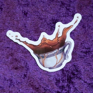 Kintsugi Teacup | Hannibal Vinyl Sticker