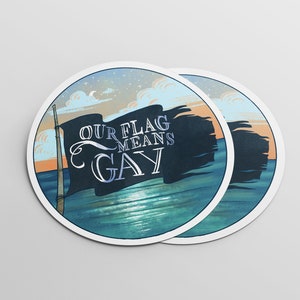 Our Flag Means Gay | Pirate Sticker