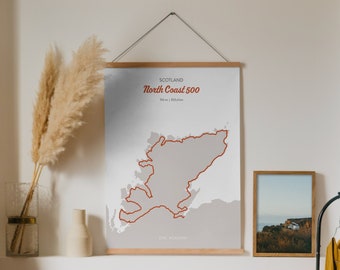 Digitales Poster "North Coast 500" | Epic Road Trip Schottland