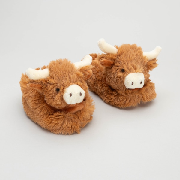Longhorn Horny Cow Baby Slippers House Shoes Newborn Baby 0-6 months