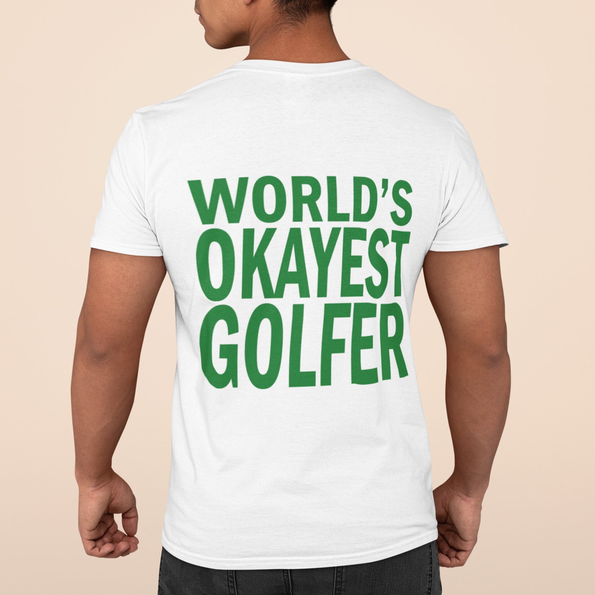 World's Okayest Golfer Tee tshirt Gift For Golfer Etsy