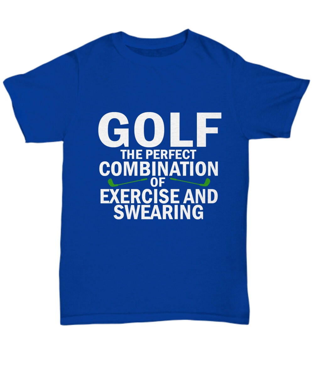 Golf The Perfect Combination Tee tshirt Golfing Etsy