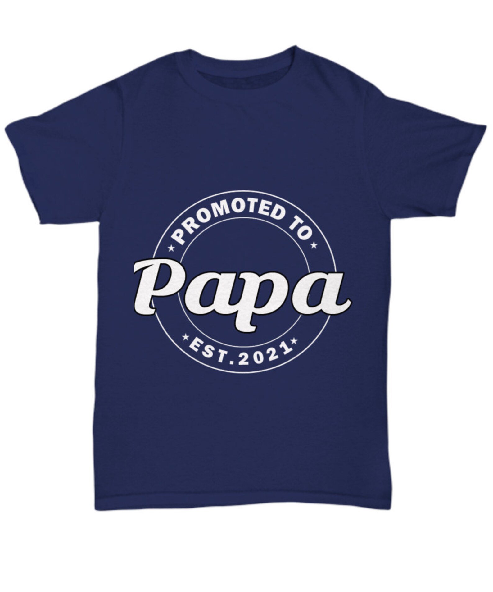Promoted to papa t shirt tee gift for him new dad | Etsy