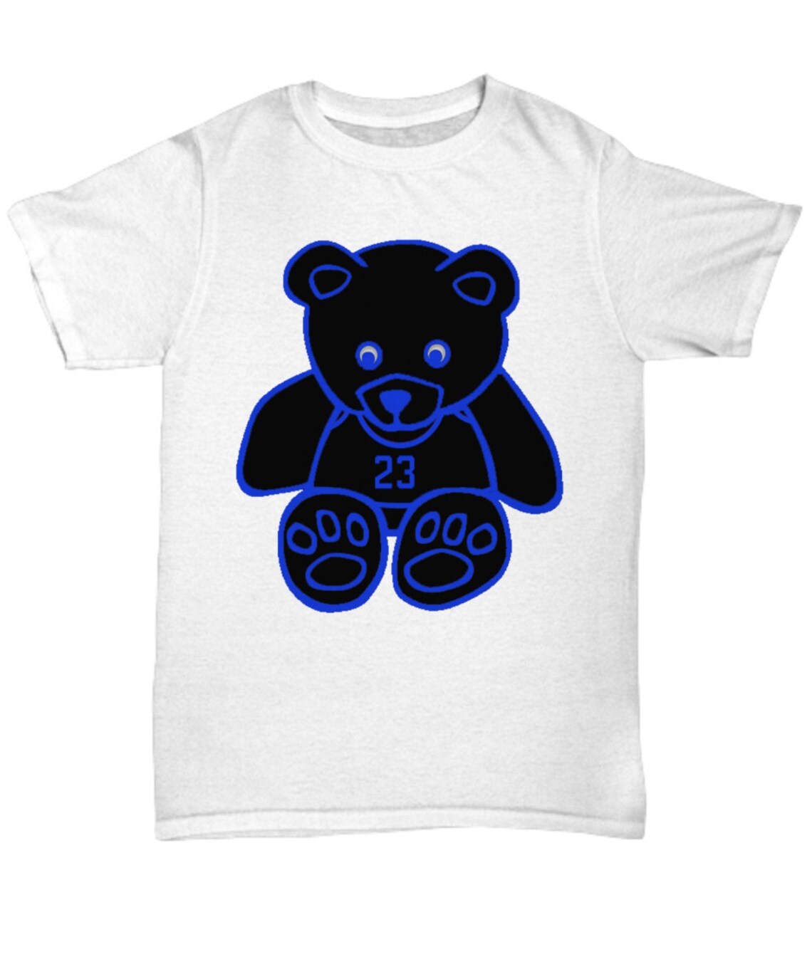 Teddy Bear Air Jordan Retro Royal Blue and Black Broken | Etsy